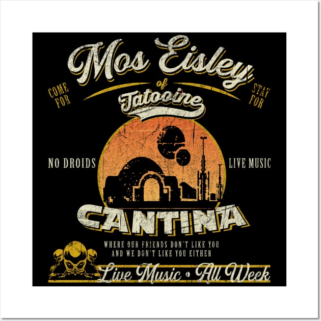 Mos Eisley Cantina Wall Art by Alema Art